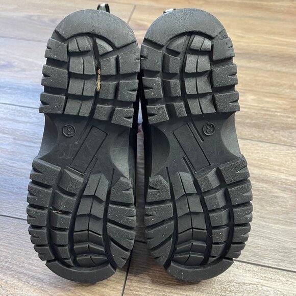 Totes Jean Snow Boots Girls Size 3 Slip On Bungee Closure Suede Leather FAIR‎ - Picture 8 of 16